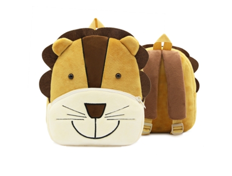 Mochila de animais de desenho animado mochila de criança mochila de pelúcia do jardim-de-infância Leão animal