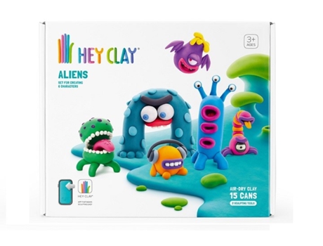 Hey Clay Alien Set 15 Pack 15 Latas 15019cee15 Tm Toys