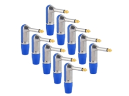 Adapter De Fone De Ouvido 6.35mm Xlr Ângulo Azul