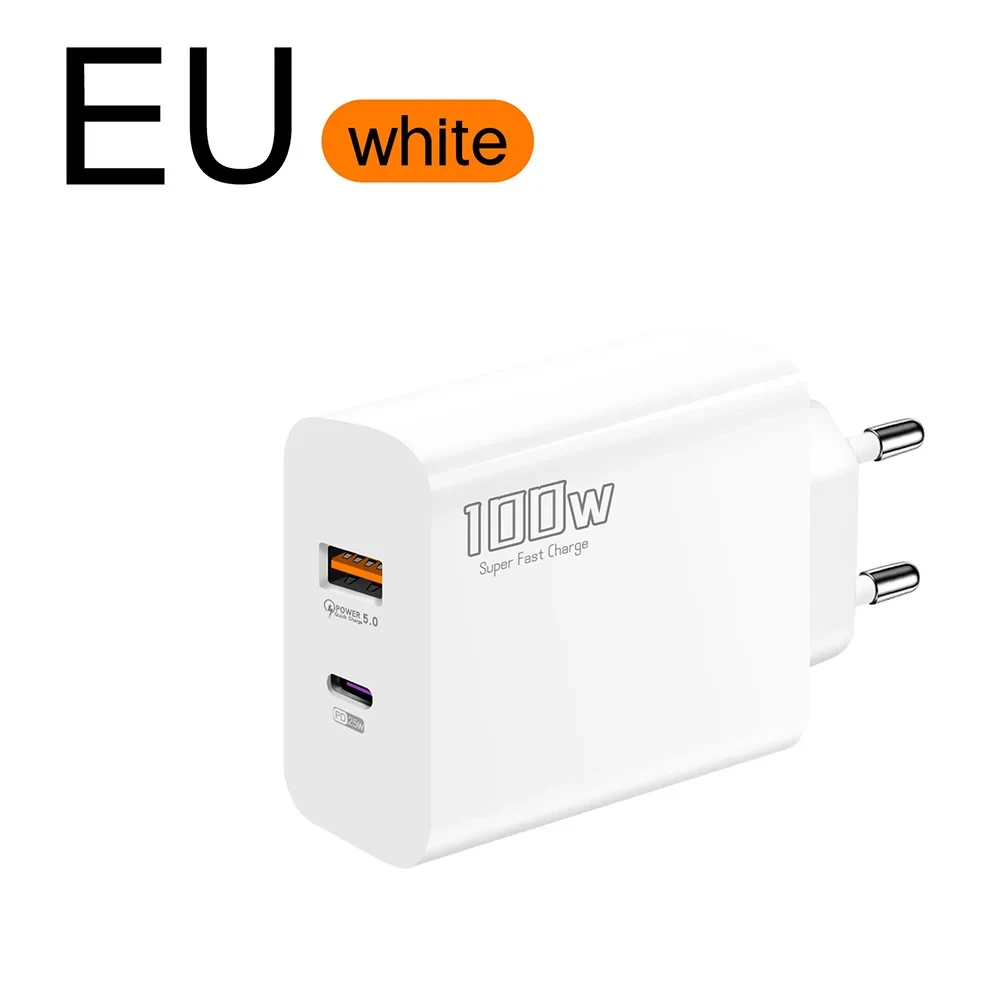 Adaptador De Carregamento Rápido, 100w, Tablet