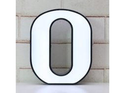 Letras Luminosas de Led, Kit Diy com 26 Letras para Decoração de Casamentos, Aniversários, Festas e Bares BRILVIBERA (letra O)
