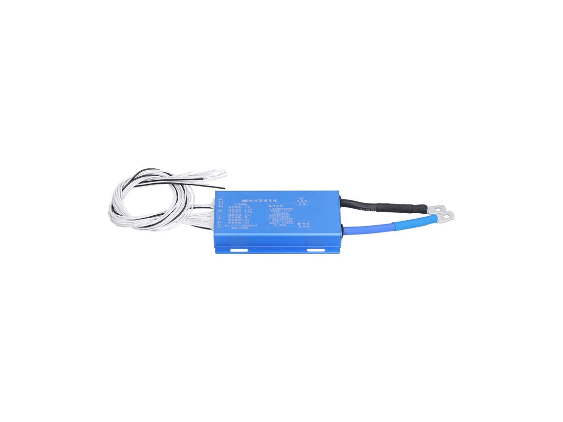 Módulo Carregador De Bateria De Lítio 17s 80a Com Placa Bms De Proteção E Carregamento Balanceado
