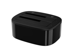Estação De Docking De Disco Rígido Usb3.0 Com Dois Slots Para Hdd De 2.5/3.5 Polegadas Plug And Play
