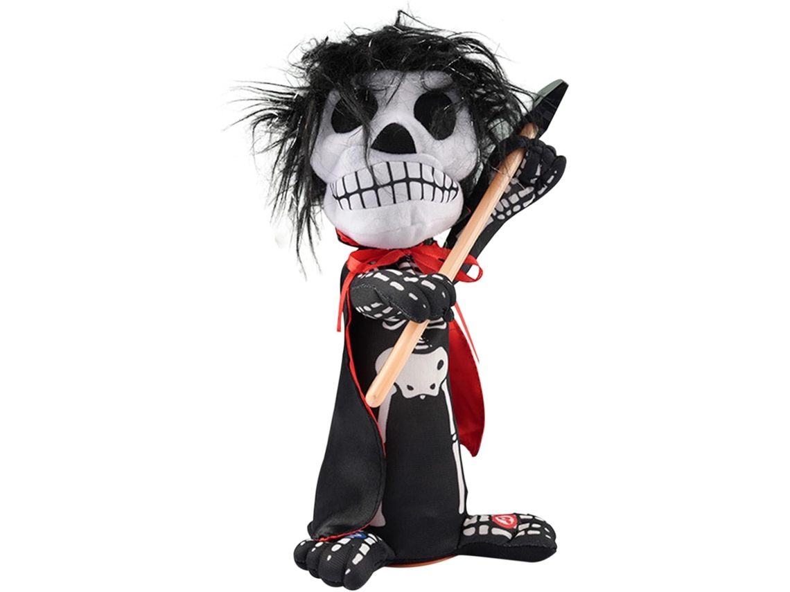 Esqueleto De Halloween Assustador Com Luzes Led |