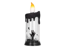 2026 vela Led de Globo de Nieve Con Mano Fantasma para Halloween Decoración de Fiesta Lámpara Sin Llama Parpadeante