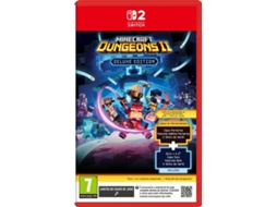 Pré-venda Jogo Nintendo Switch 2 Minecraft Dungeons 1 Deluxe Edition (Game Key Card)