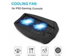 Suporte Com Cooler E Hub Para Console Ps5, Bracket De Resfriamento Com Ventilador