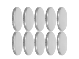 Inoomp Tampas de Extremidade Redondas para Corrimão, 10 Peças, 40 Mm, Ferro, para Corrimãos de Escada e Postes de CHABERLU