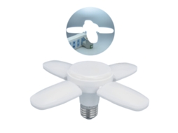 Luminárias de LED dobráveis e deformáveis super brilhantes de 2026 para garagem, oficina e armazém.