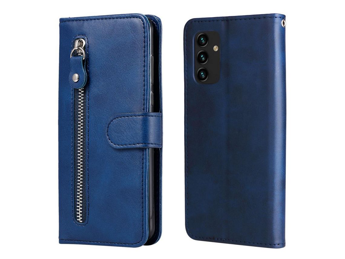 Capa para Samsung Galaxy A13 4G (Pu - Azul)