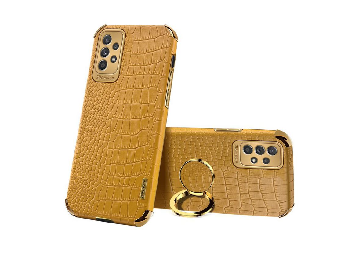 Capa para Samsung Galaxy A73 5G (TPU - Amarelo)