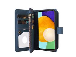 Capa para Samsung A52S 5G- Galaxy A52 4G- 5G (PU, TPU - Azul)