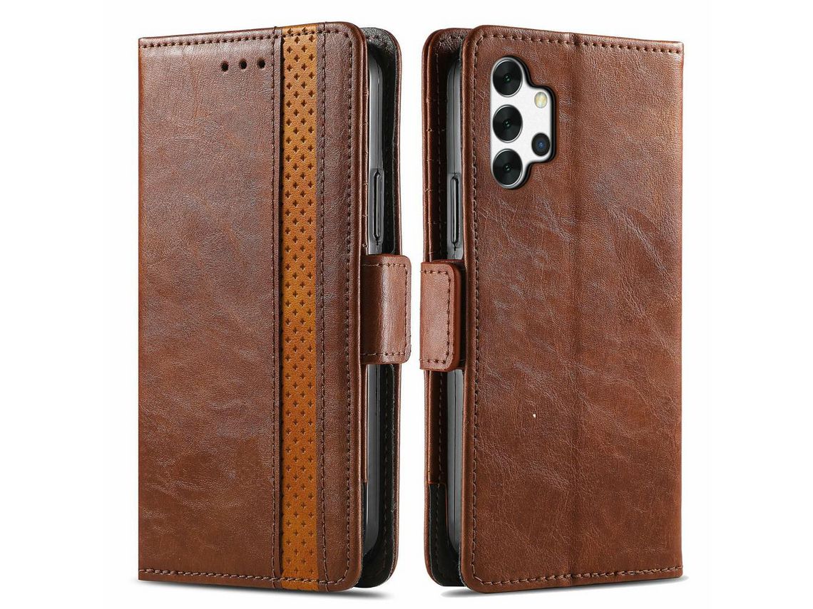 Capa para Samsung Galaxy A32 (PU, TPU - Castanho)