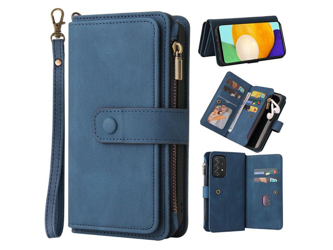 Capa para Samsung Galaxy A73 5G (Pu - Azul)