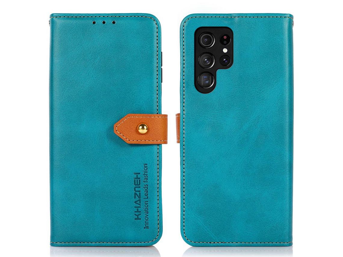 Capa para Samsung Galaxy S22 Ultra (Pu - Azul)