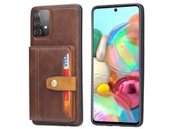 Capa para Samsung Galaxy A33 5G (TPU, PU - Castanho)