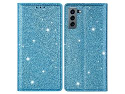 Capa para Samsung Galaxy S22 (TPU, PU - Azul)