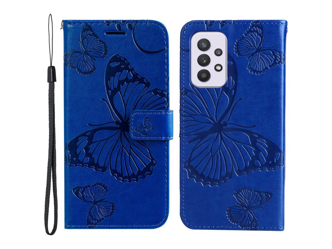 Capa para Samsung Galaxy A33 5G (PU - Azul)