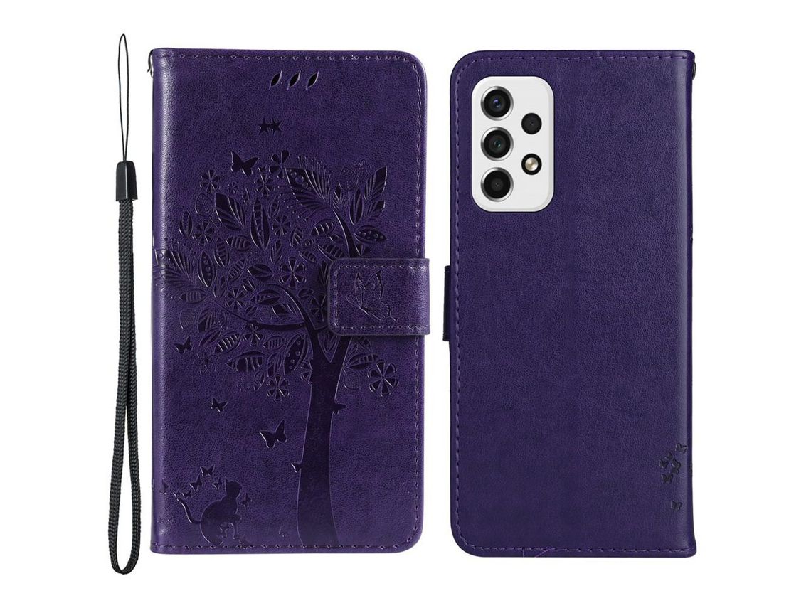 Capa para Samsung Galaxy A53 5G (PU - Roxo)