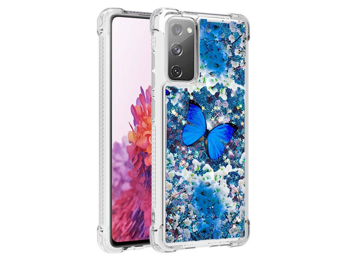 Capa para Samsung Galaxy S20 Fe 4G- 5G (TPU - Azul)