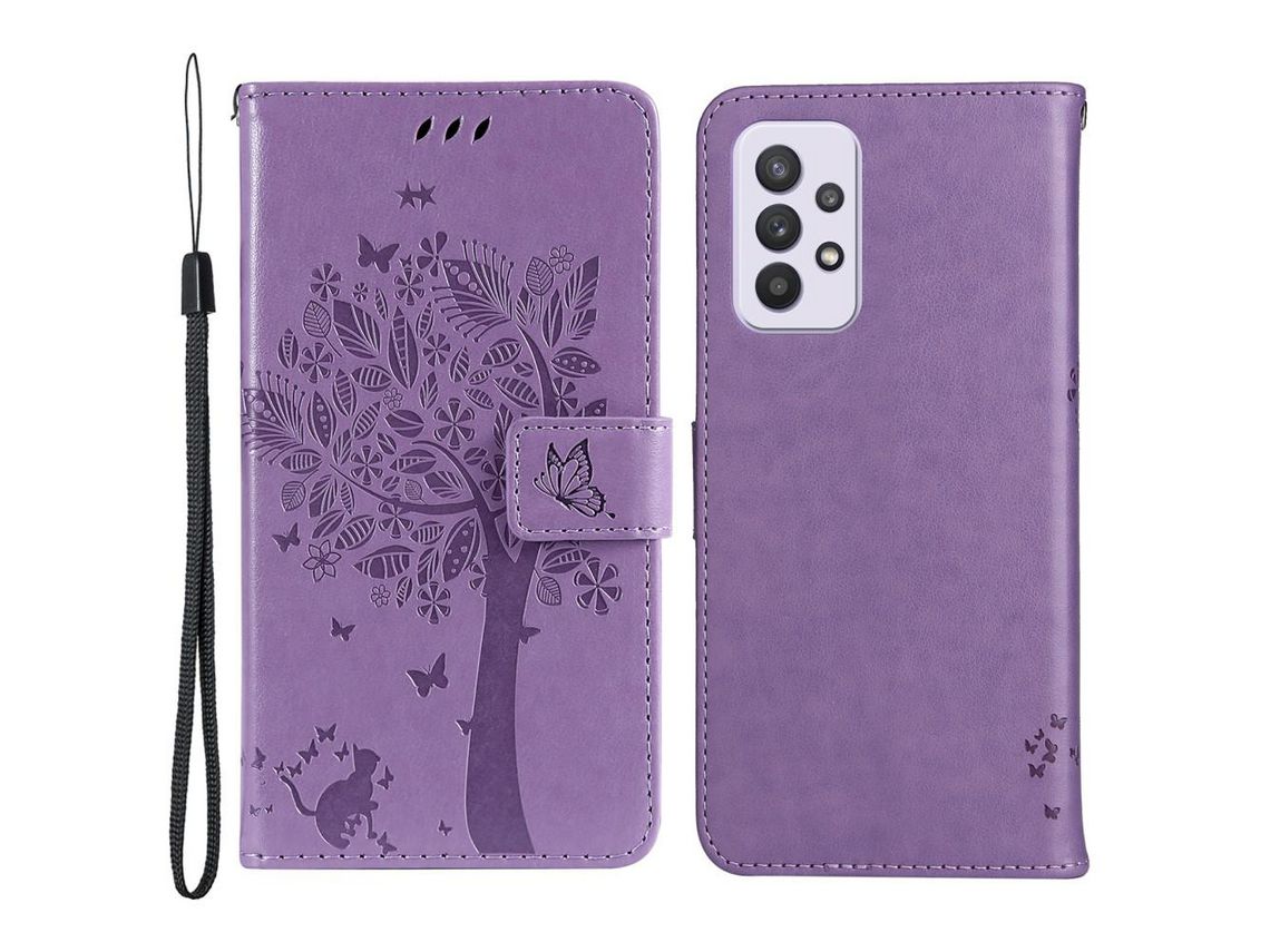 Capa para Samsung Galaxy A33 5G (PU - Roxo)