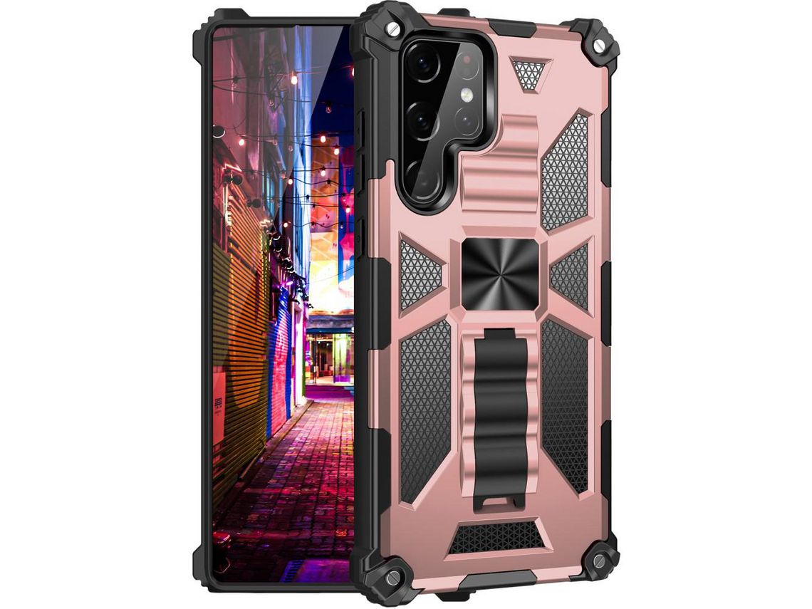Capa para Samsung S22 Ultra (TPU - Rosa)