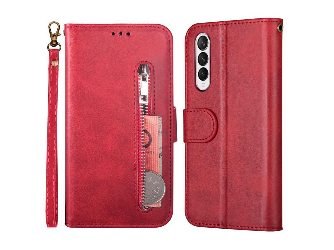 Capa para Samsung Galaxy Z Fold3 5G (TPU - Vermelho)