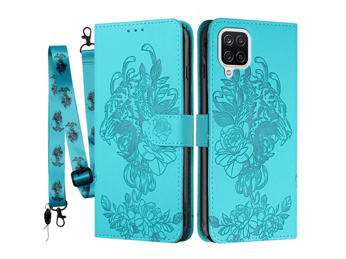 Capa para Samsung Galaxy A12 (PU, TPU - Verde)
