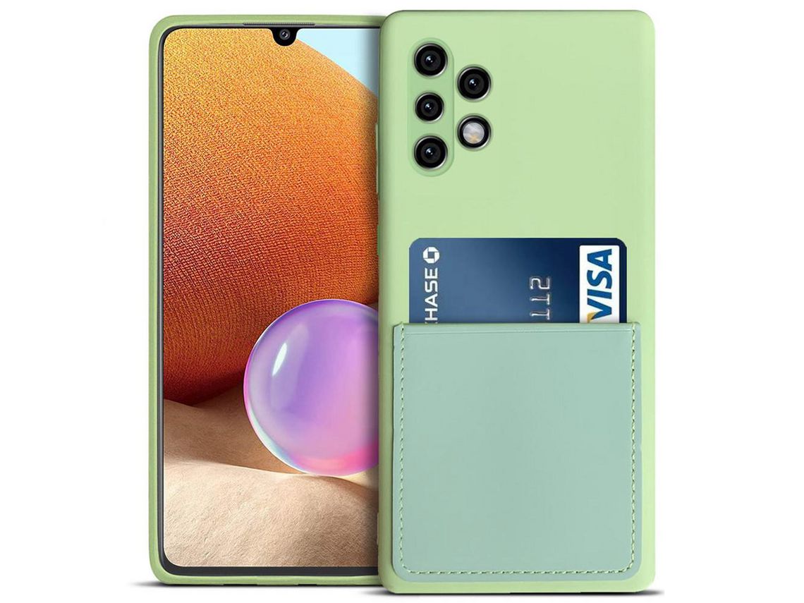 Capa para Samsung Galaxy A32 (Silicone - Verde)