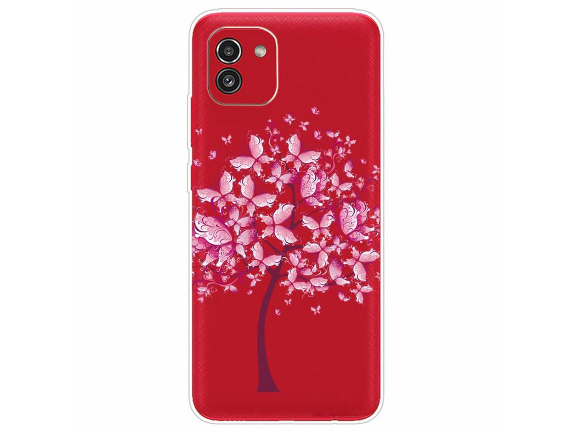 Capa para Samsung Galaxy A03 164.2 X 75.9 X 9.1Mm (TPU - Rosa)