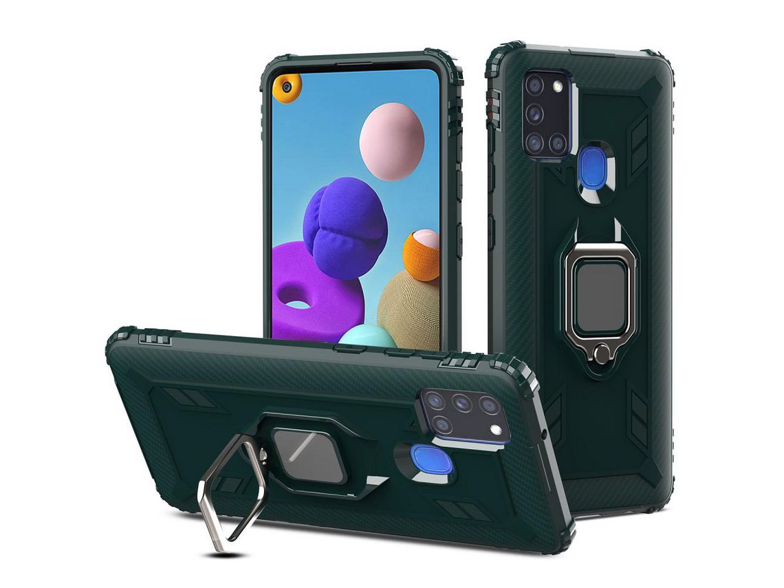 Capa para Samsung Galaxy A21S (TPU - Verde)