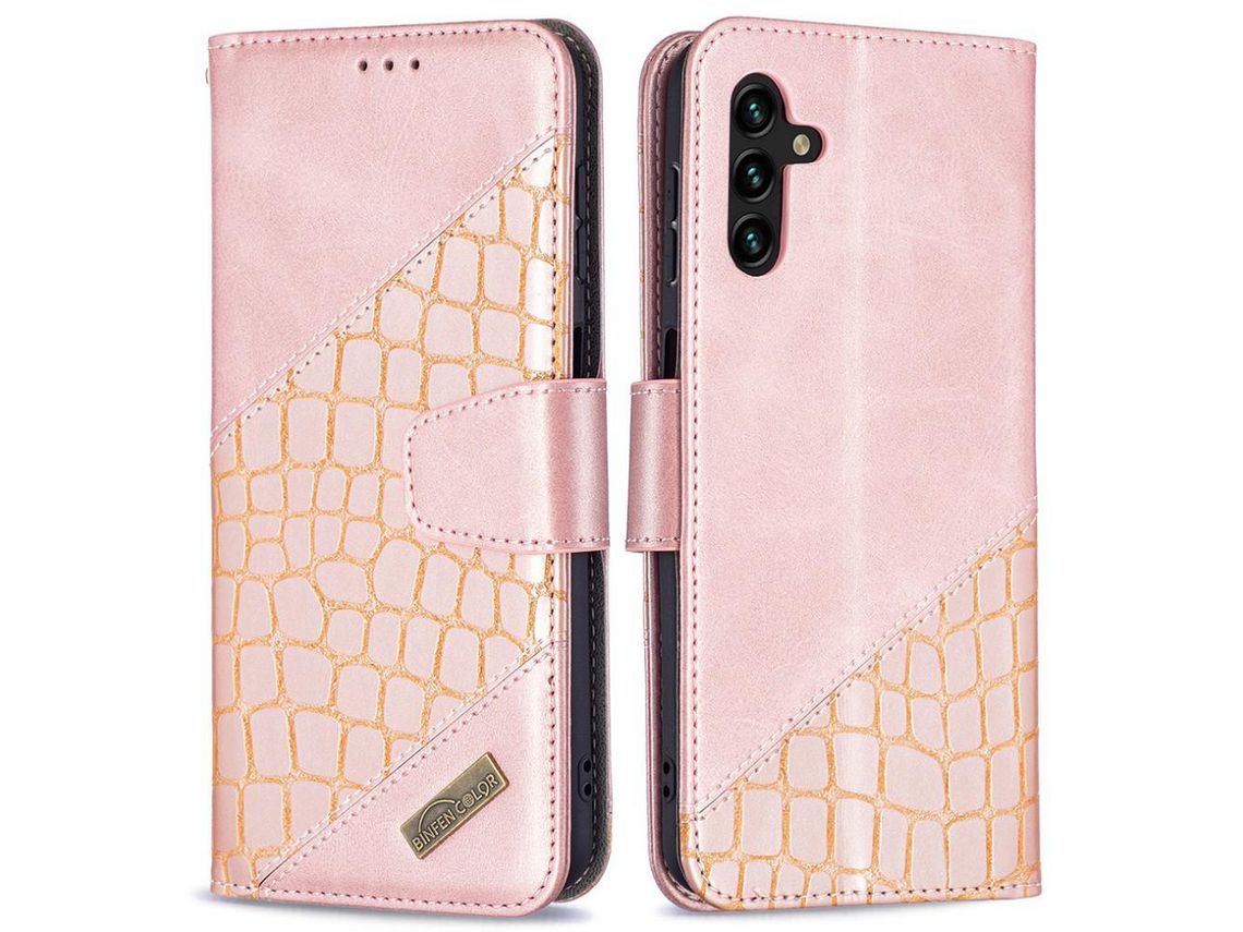 Capa para Samsung Galaxy A13 5G (PU - Rosa)