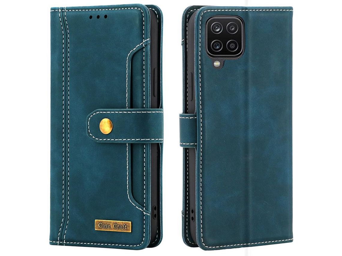 Capa para Samsung Galaxy A12 (Pu - Verde)