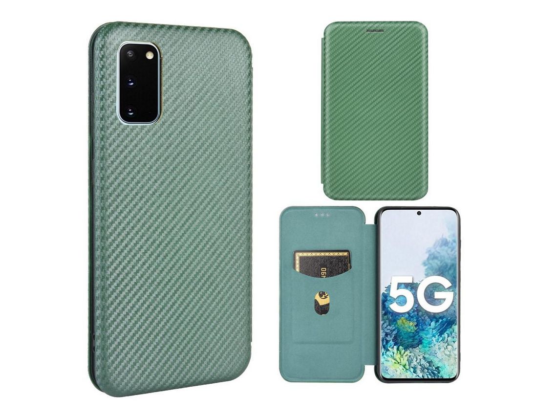 Capa para Samsung Galaxy S20 Fe- S20 Fan Edition- S20 Fe 5G- S20 Fan Edition 5G- S20 Lite (PU - Verde)