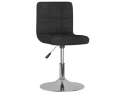 Cadeiras de Jantar Giratórias 4 Pcs Tecido Preto MAISON EXCLUSIVE