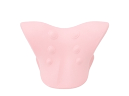 Almofada de massagem cervical em U rosa AQUAFORGE