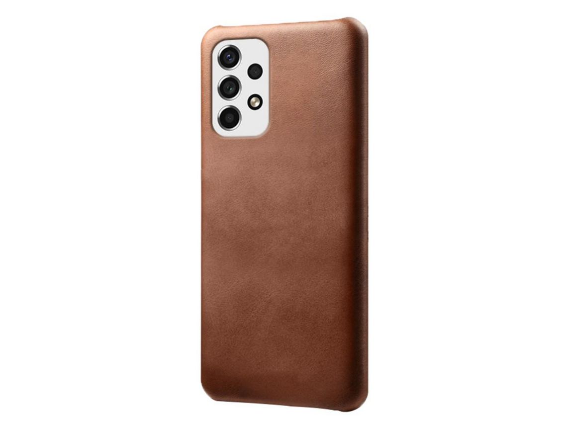 Capa para Samsung Galaxy A53 5G (TPU, PU - Castanho)