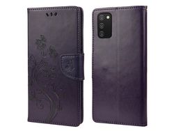 Capa para Samsung Galaxy A03S (PU, TPU - Roxo)