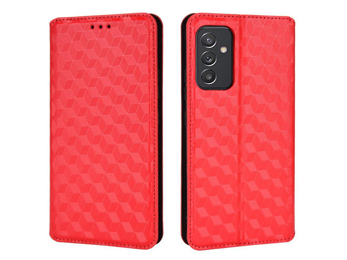 Capa para Samsung Galaxy A82 5G- Quantum 2 (PU - Vermelho)