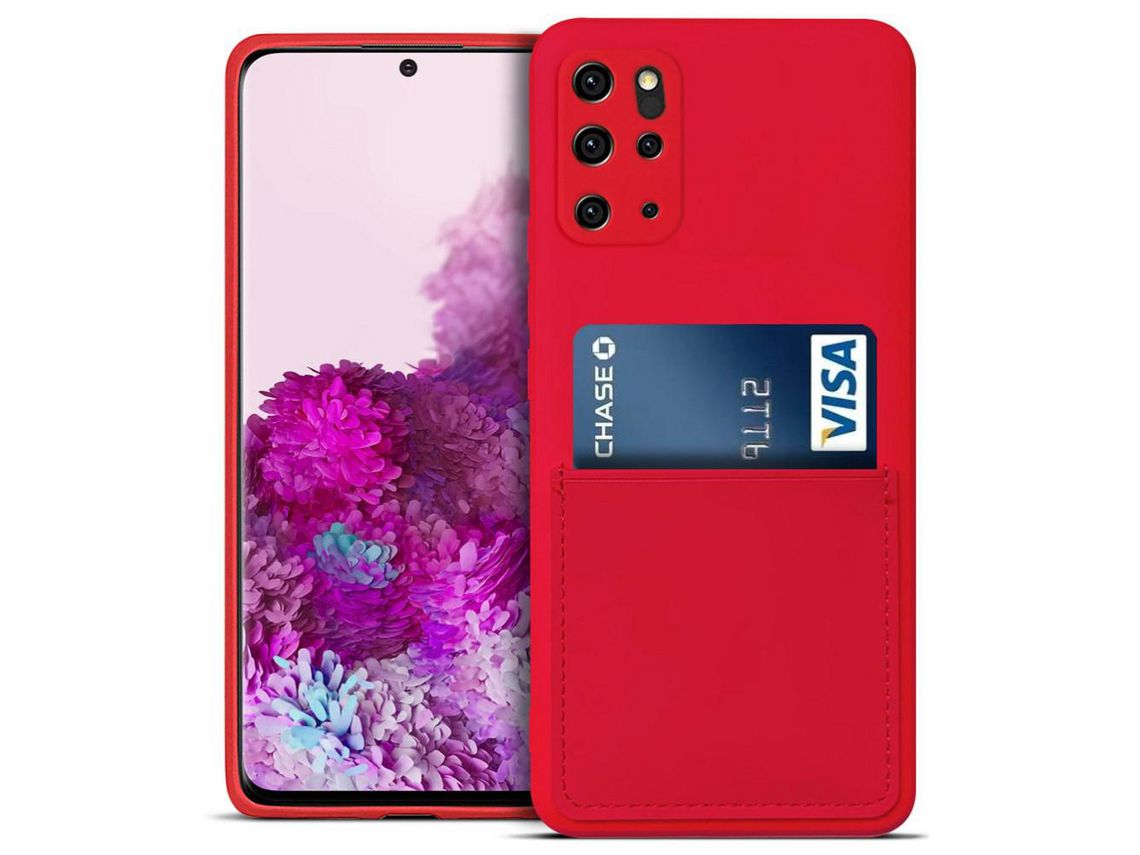 Capa para Samsung Galaxy S20 Plus 4G- 5G (Silicone - Vermelho)