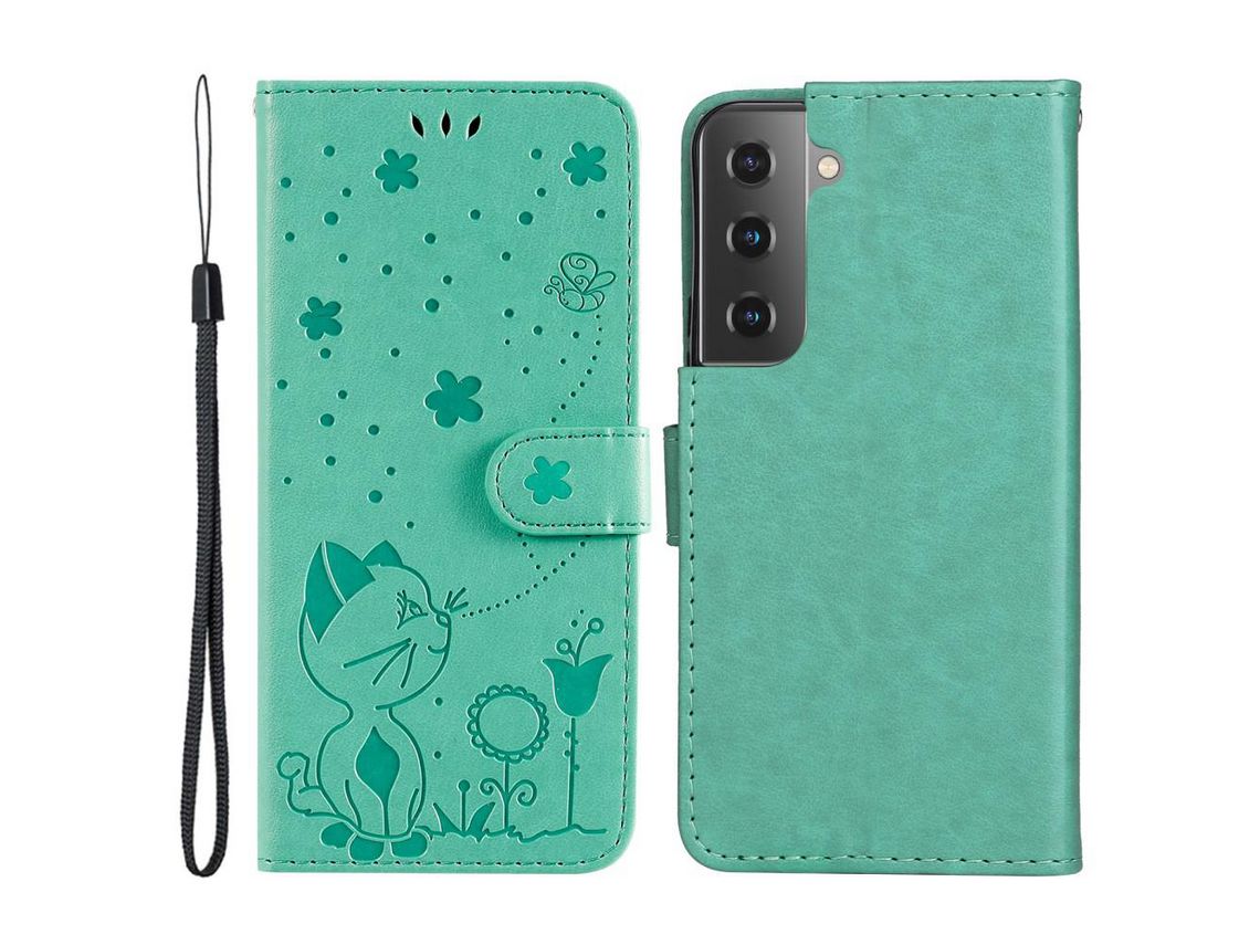 Capa para Samsung Galaxy S22 (PU - Verde)