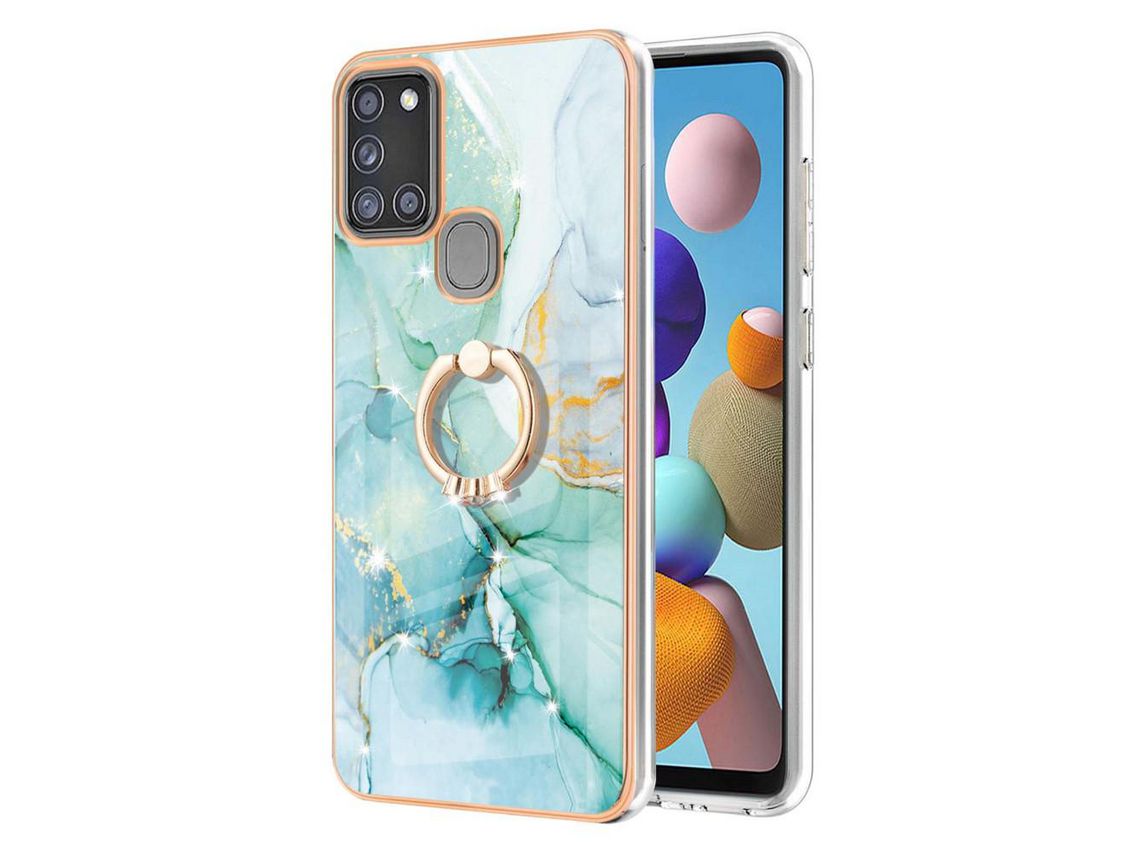 Capa para Samsung Galaxy A21S (TPU - Verde)