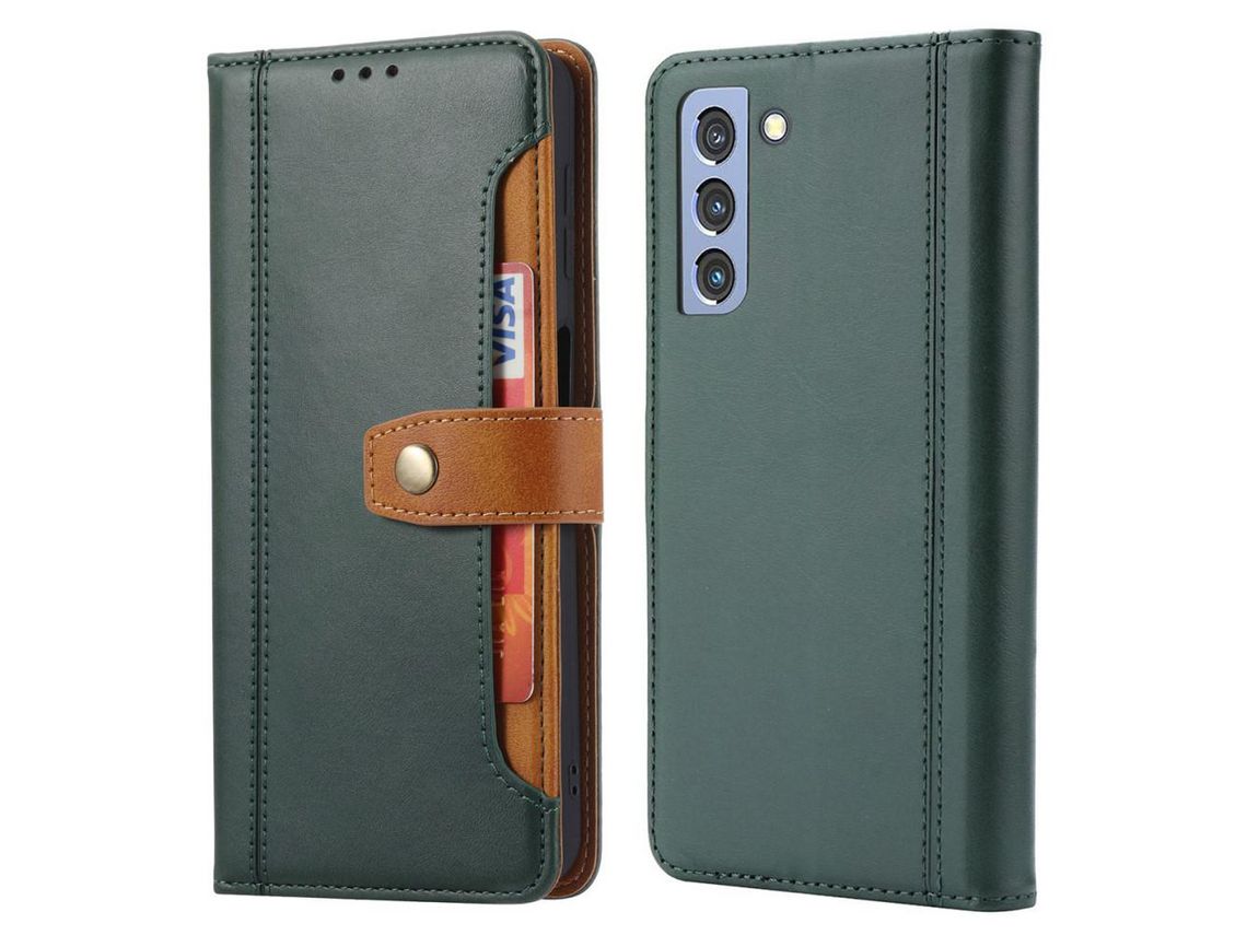 Capa para Samsung Galaxy S22 (Pu - Verde)