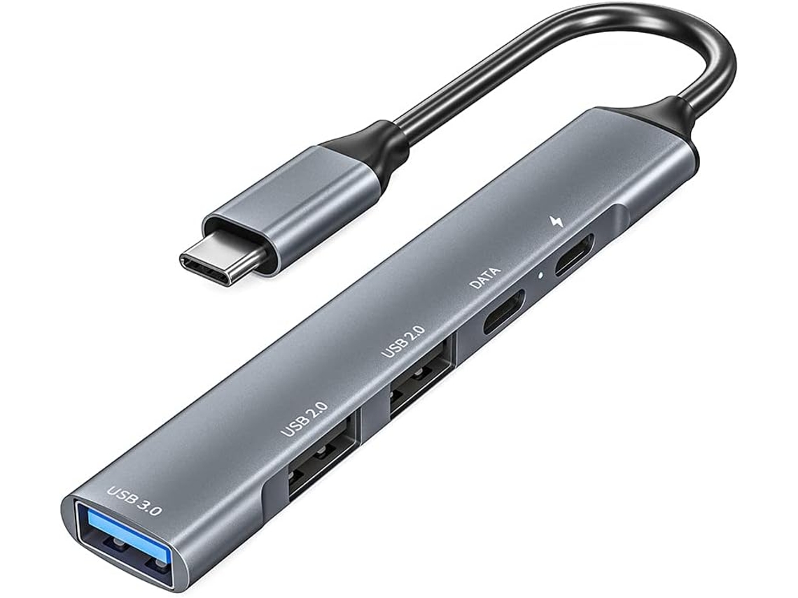 Hub Usb 3.0 Com 5 Portas, Expansor Usb, Sem Necessidade De Drivers,