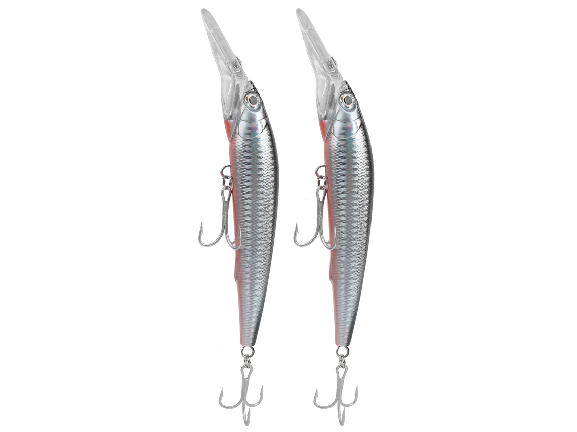 Isca Minnow Simulada Plástica para Pesca 2un
