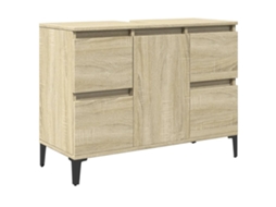 Sink Cabinet, Sink Cabinets Vidaxl Marrom Madeira Processada (n/a)