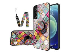 Capa para Samsung Galaxy S22 Plus (TPU e PU - Multicor)