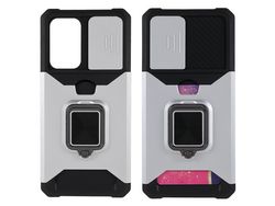 Capa para Samsung Galaxy A33 5G (TPU e PU - Multicor)