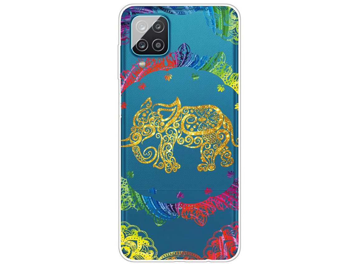 Capa para Samsung Galaxy A22 4G Eu Version (TPU e PU - Multicor)