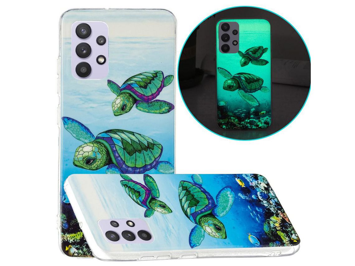 Capa para Samsung Galaxy A32 5G (TPU e PU - Multicor)
